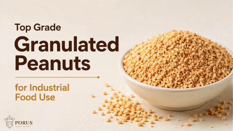 Top Grade Granulated Peanuts for Industrial Food Use