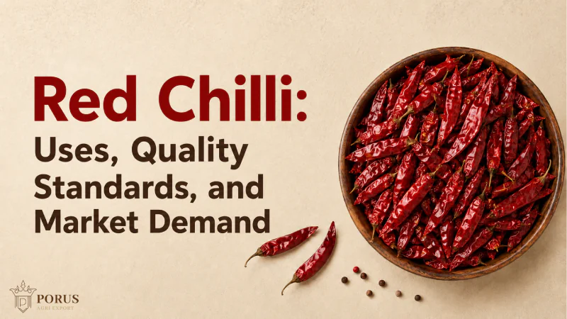 Red Chilli: Uses, Quality Standards, and Market Demand