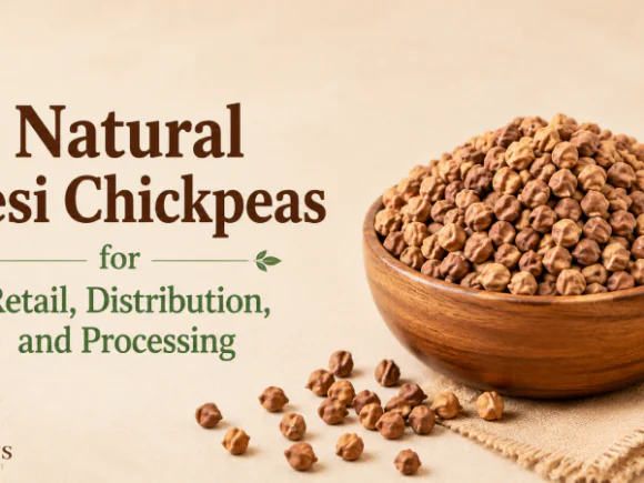 Natural Desi Chickpeas for Retail, Distribution, and Processing