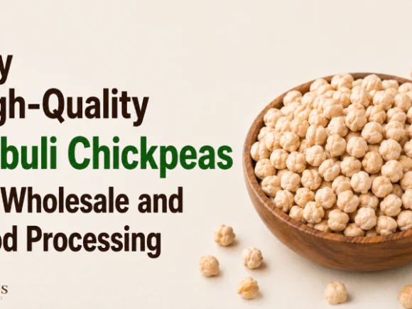 Buy High-Quality Kabuli Chickpeas for Wholesale and Food Processing