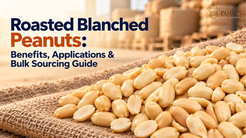 Roasted Blanched Peanuts: Benefits, Applications & Bulk Sourcing Guide